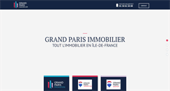 Desktop Screenshot of grandparisimmobilier.fr